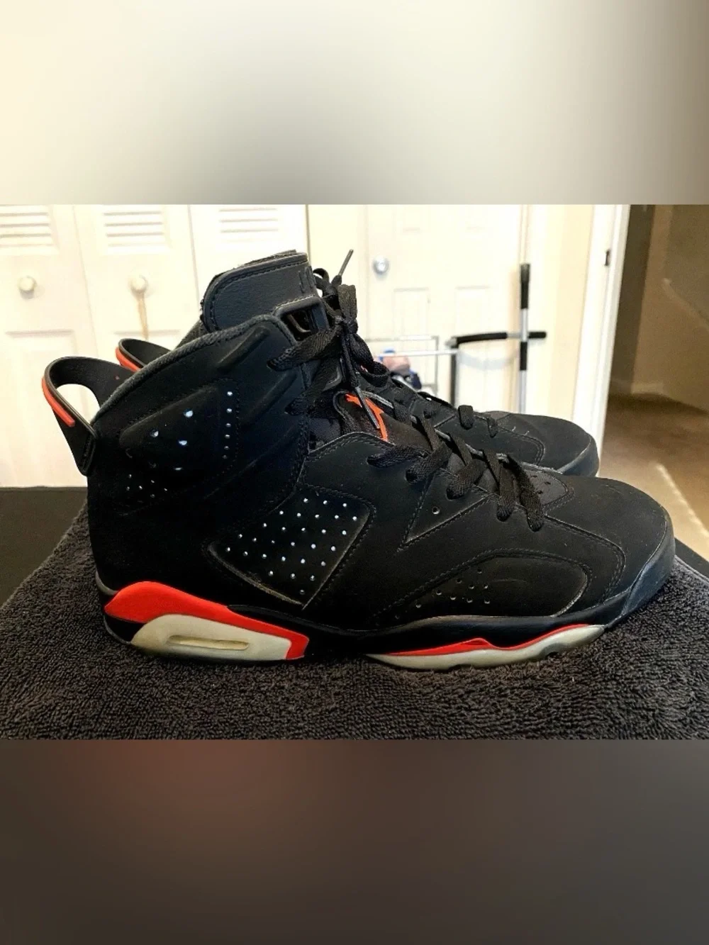 Air Jordan 6 Retro Infrared Black Red 2019 Size 11 CT8529-002 Mens